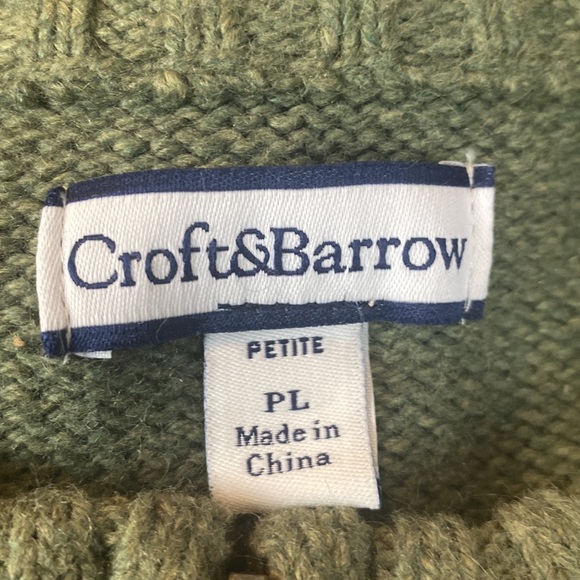 Christmas Embroidered Snowman silk blend snowflake Full Zip Up Sweater - Picture 7 of 8